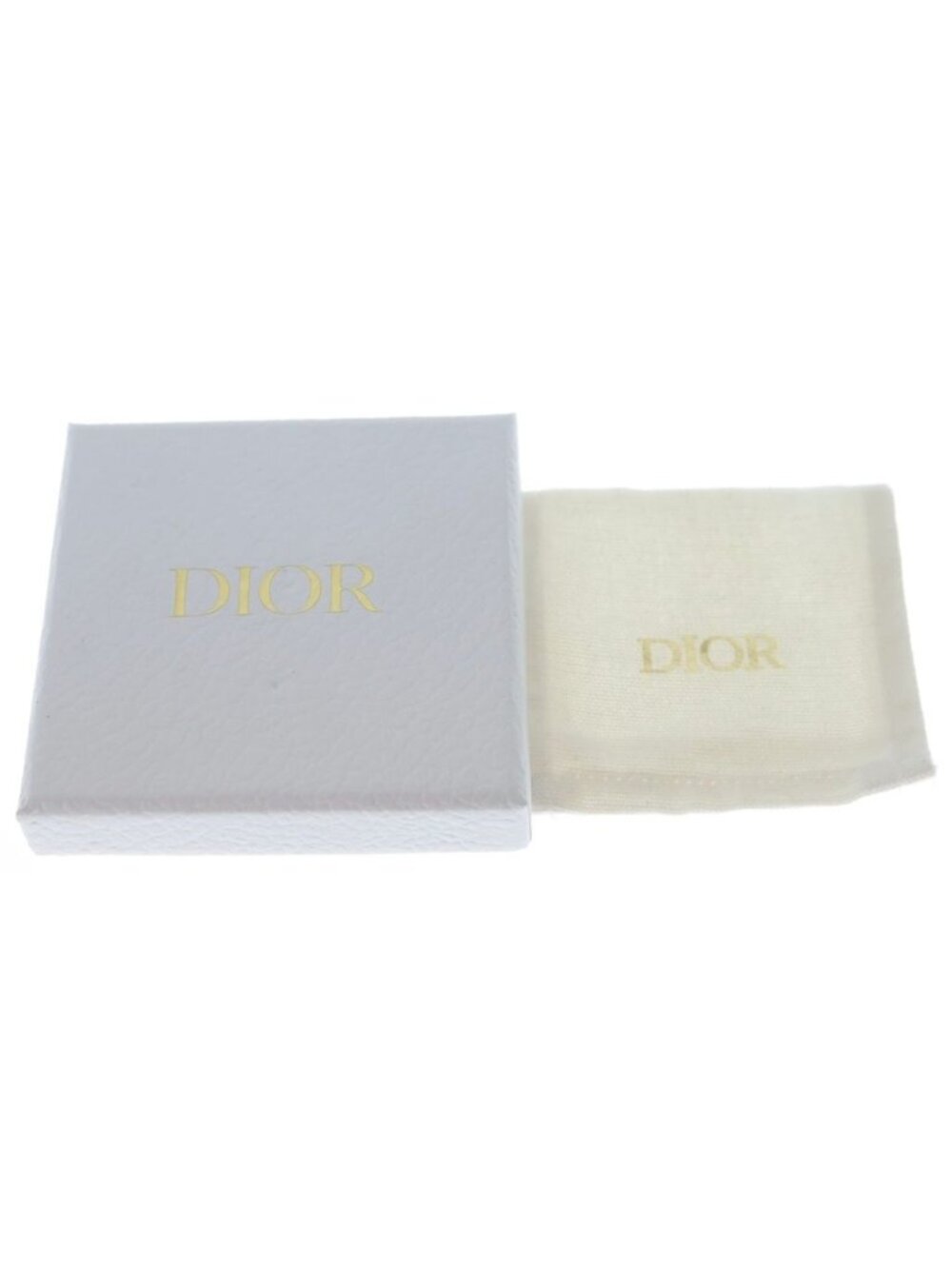 ★SOLD★ Dior Clair de Lune CD Logo Line Stone Earrings Silver Metal Crystal - Picture 6 of 6